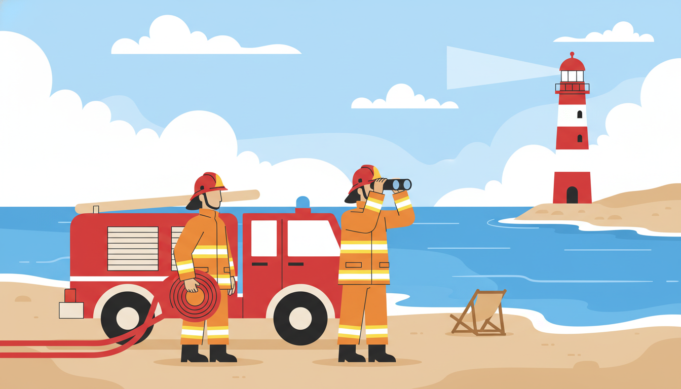 Feuerwehr Einsätze am Meer: Küstensicherheit in Duhnen hautnah